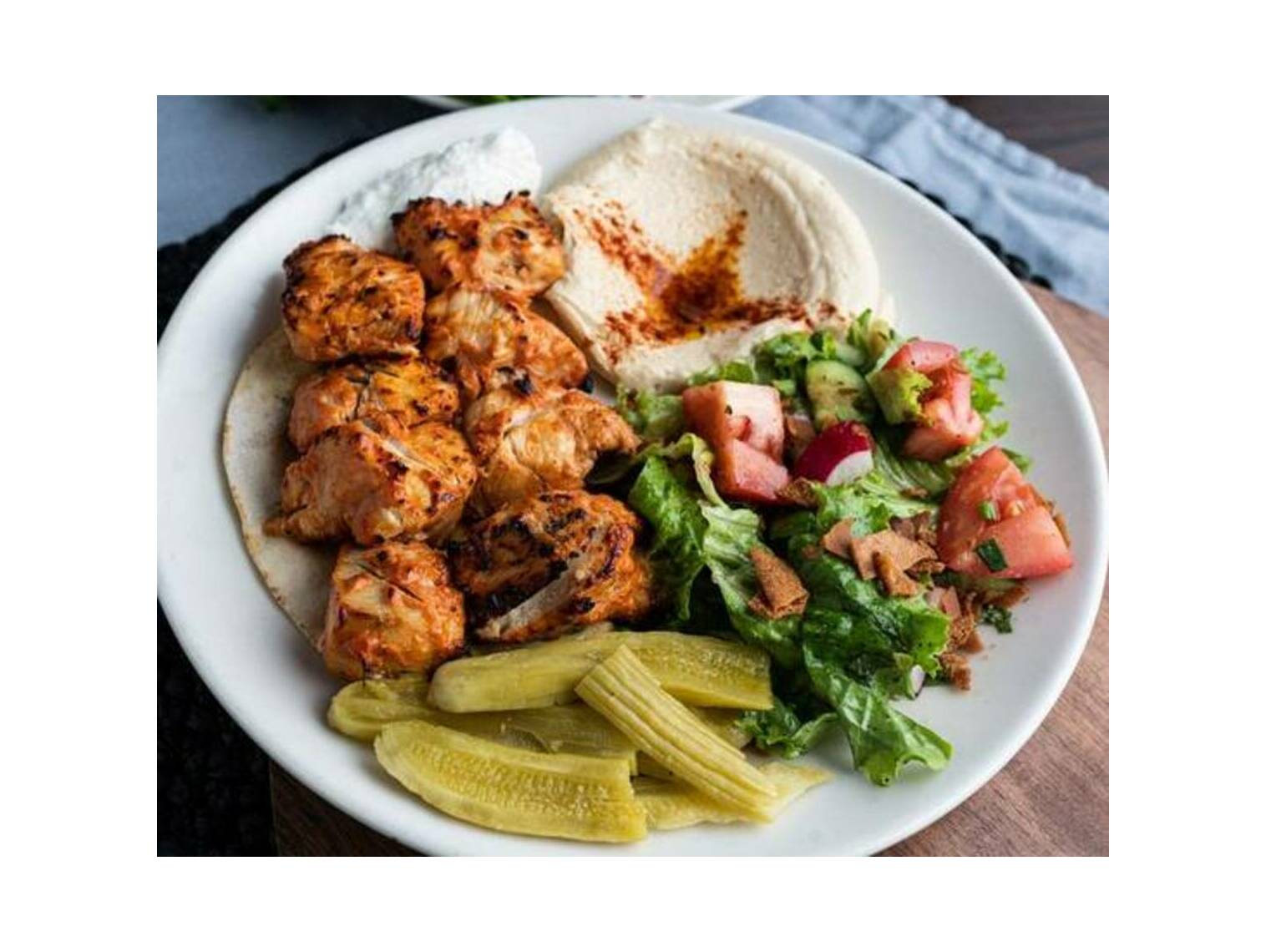 Order Chicken Tawook food online from Open Sesame store, Los Angeles on bringmethat.com