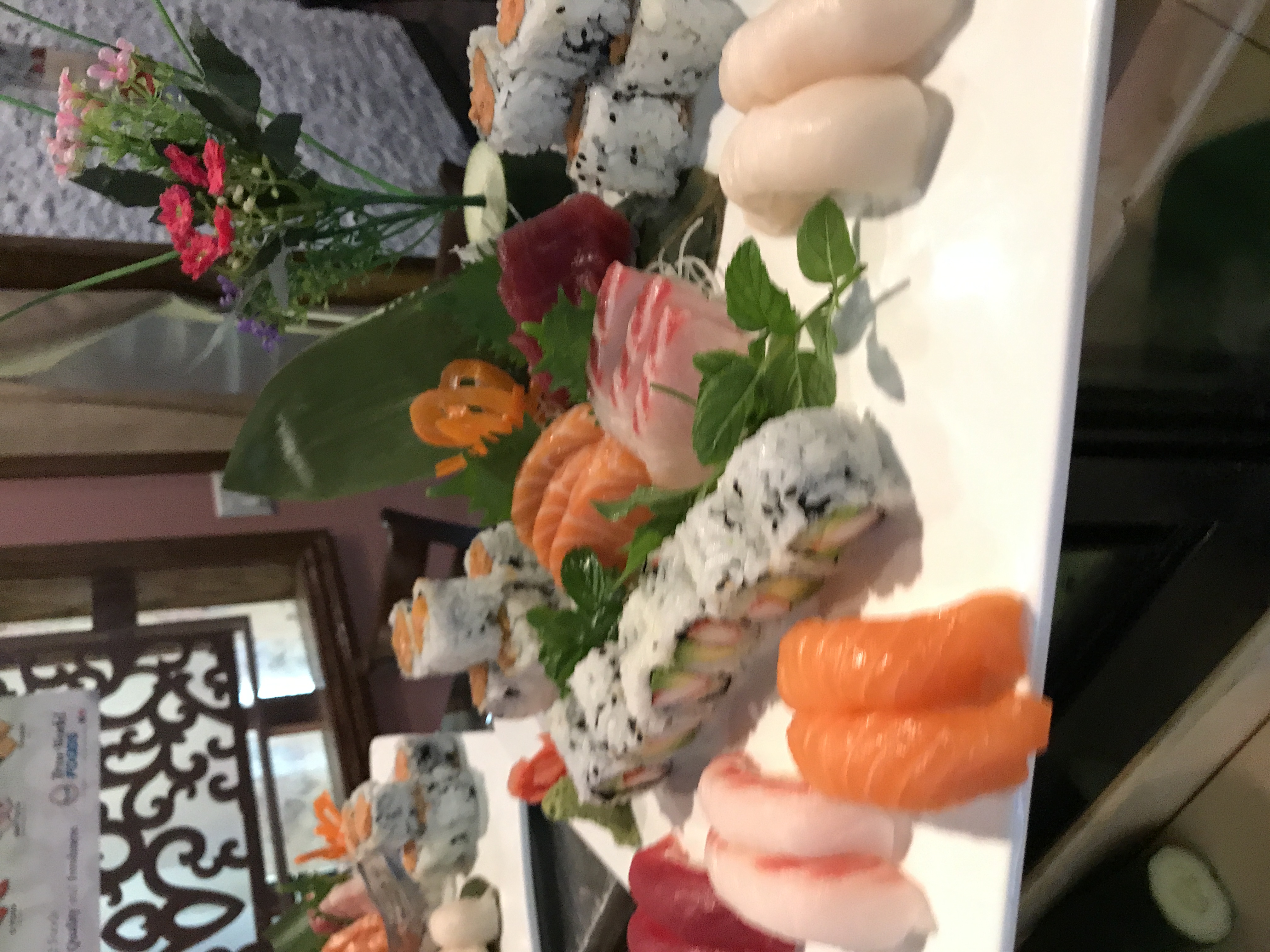 Order 26. Sushi & Sashimi Combination food online from Cj Chan Restaurant store, Dayton on bringmethat.com