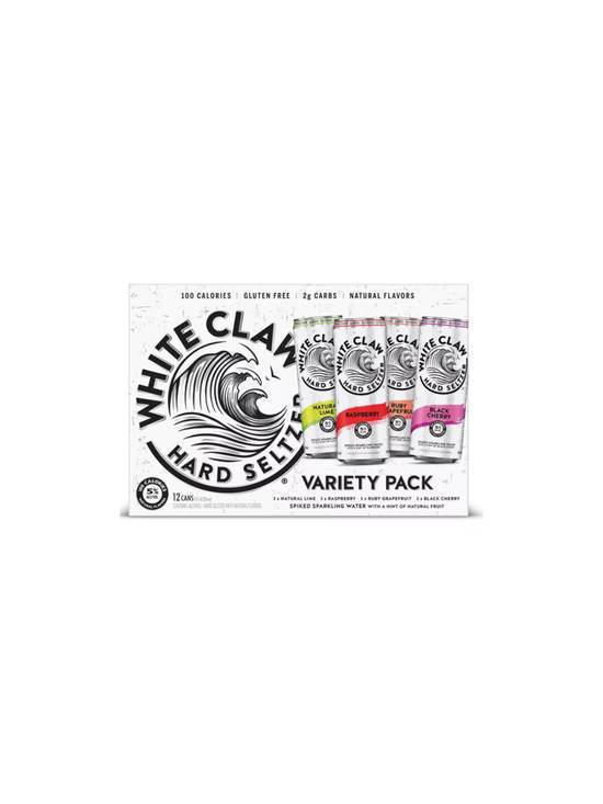 Order White Claw Hard Seltzer Variety Pack No.2 12pk 12 OZ Can (mango) (5 % ABV) food online from Chevron Extramile store, Morgan Hill on bringmethat.com