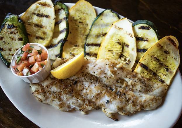 Order Tilapia Grilled Plate food online from Shuck Me store, Southlake on bringmethat.com