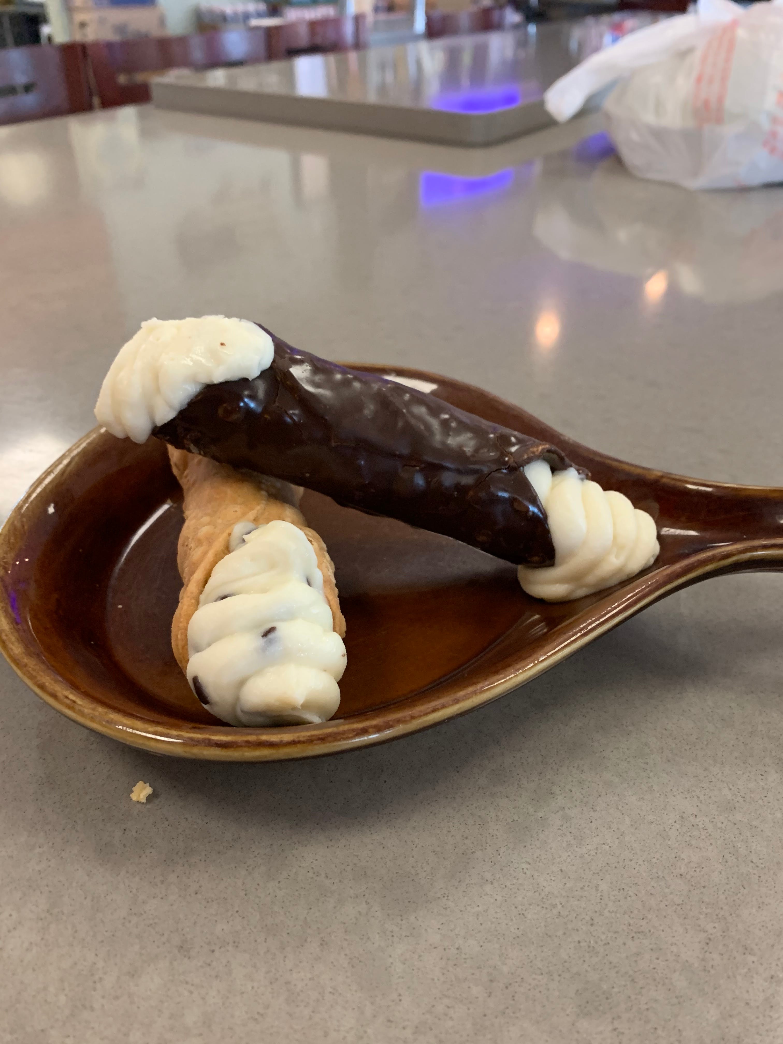 Order Cannoli - Dessert food online from Sals Pizza store, Suffolk on bringmethat.com