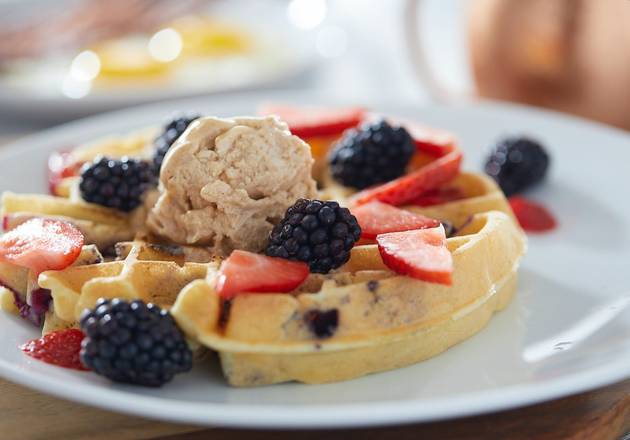 Order Mixed Berry Waffle food online from Another Broken Egg store, North Canton on bringmethat.com
