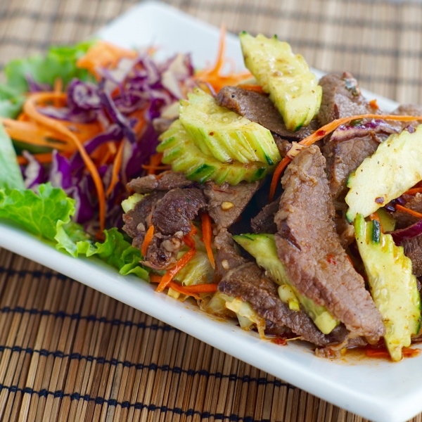 Order Steak Salad food online from Thai Touch Restaurant store, Glendale on bringmethat.com