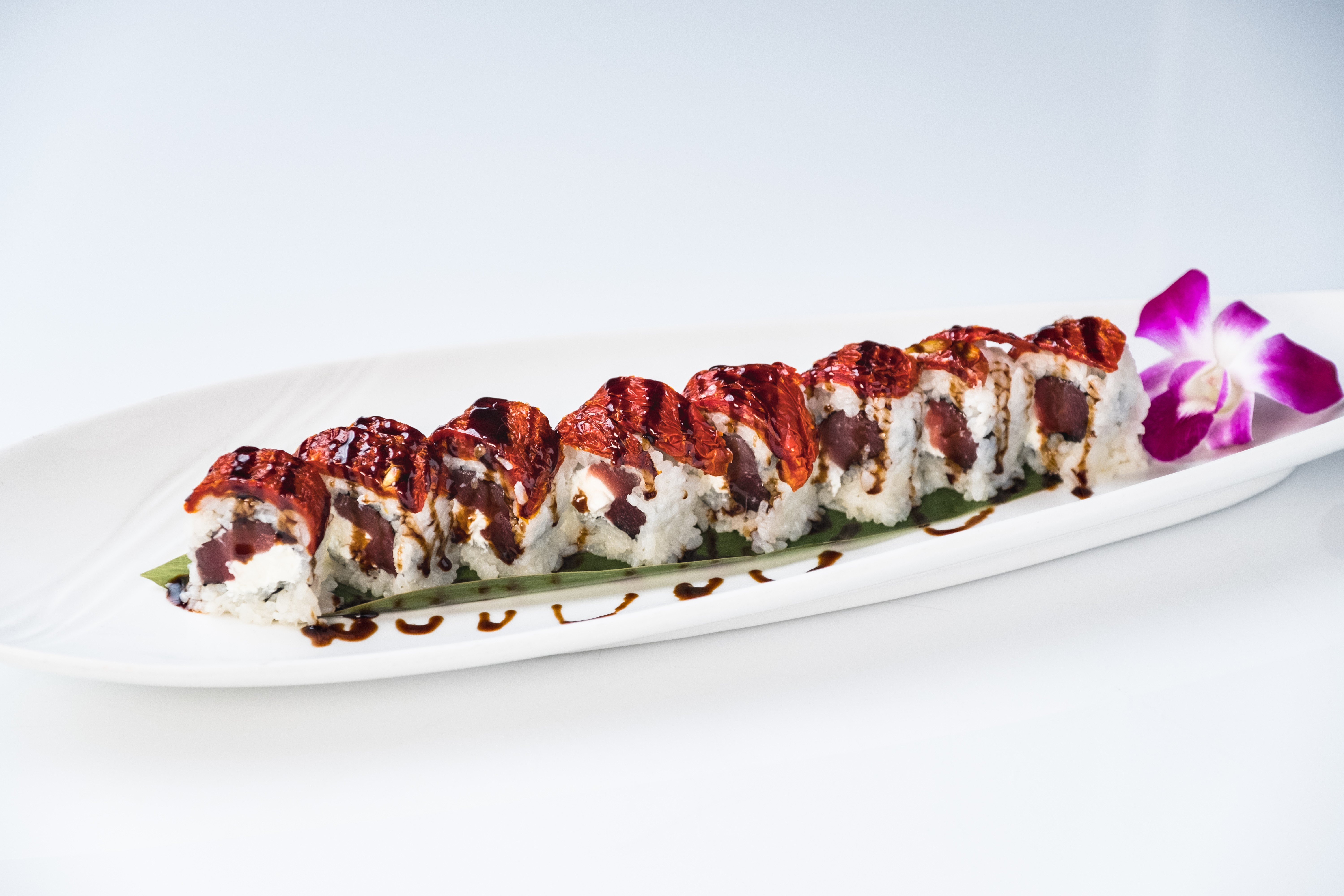 Order Sun-Dried Tomato and Avocado Roll food online from Nisen Sushi store, Commack on bringmethat.com
