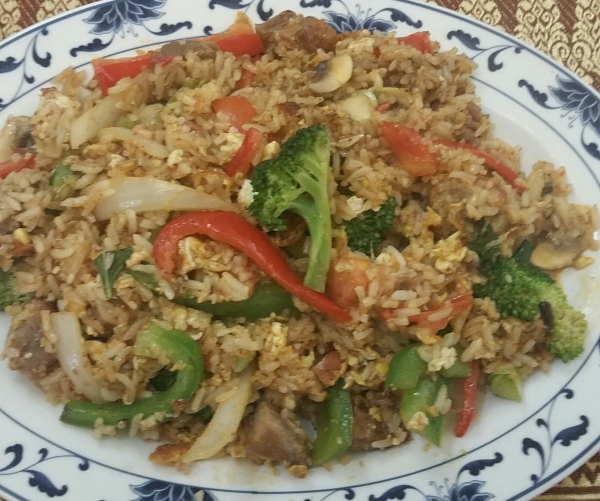 Order 72. Spicy Fried Rice food online from Thai House Restaurant store, Danville on bringmethat.com