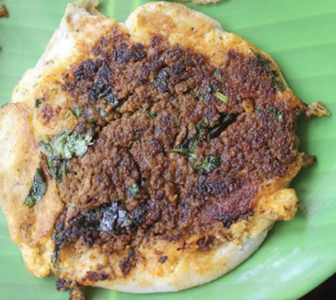Order Mutton Kari Dosa food online from Nalan Indian Cuisine store, Alpharetta on bringmethat.com