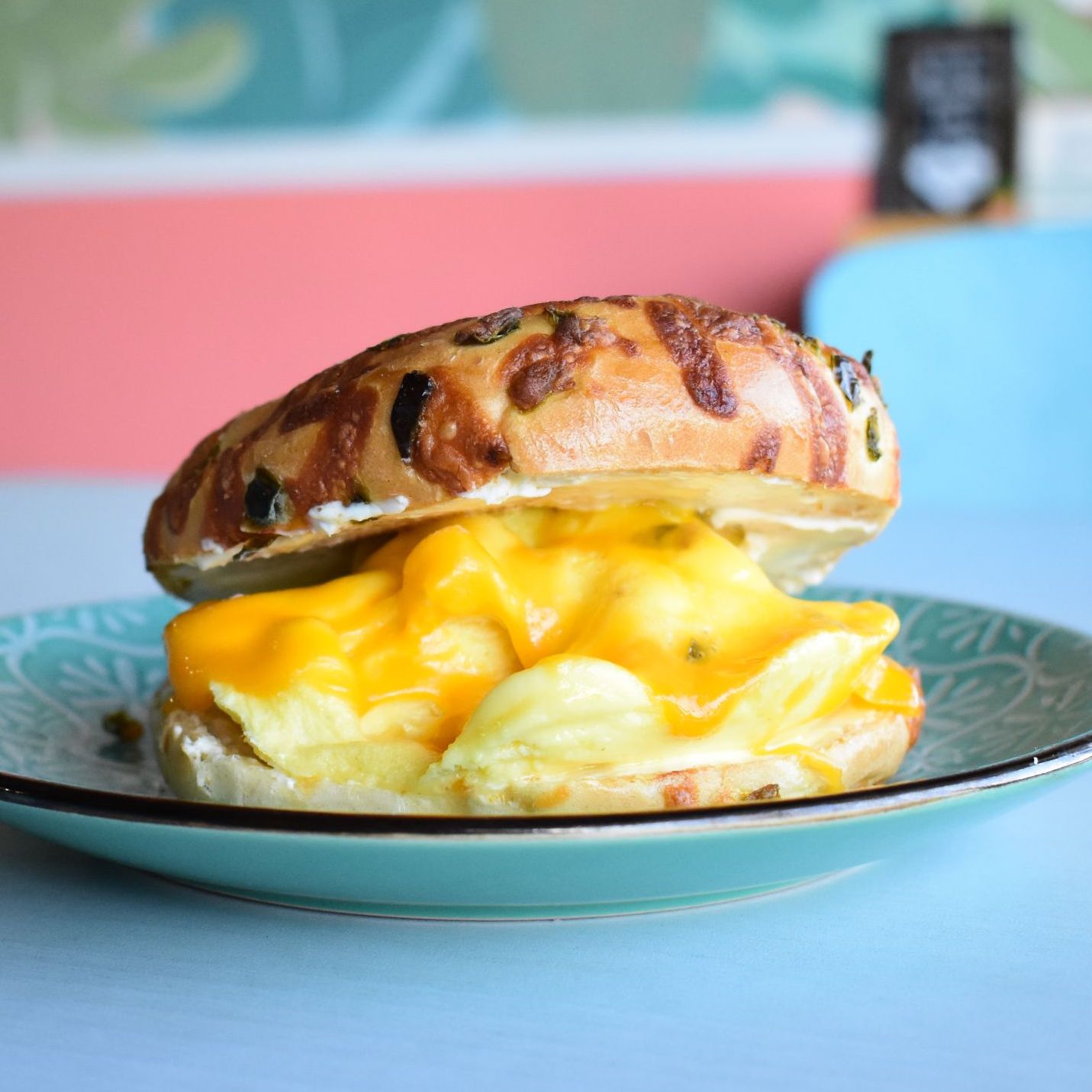 Order Bagel Egg & Cheese food online from Carmel Cafe store, Brea on bringmethat.com