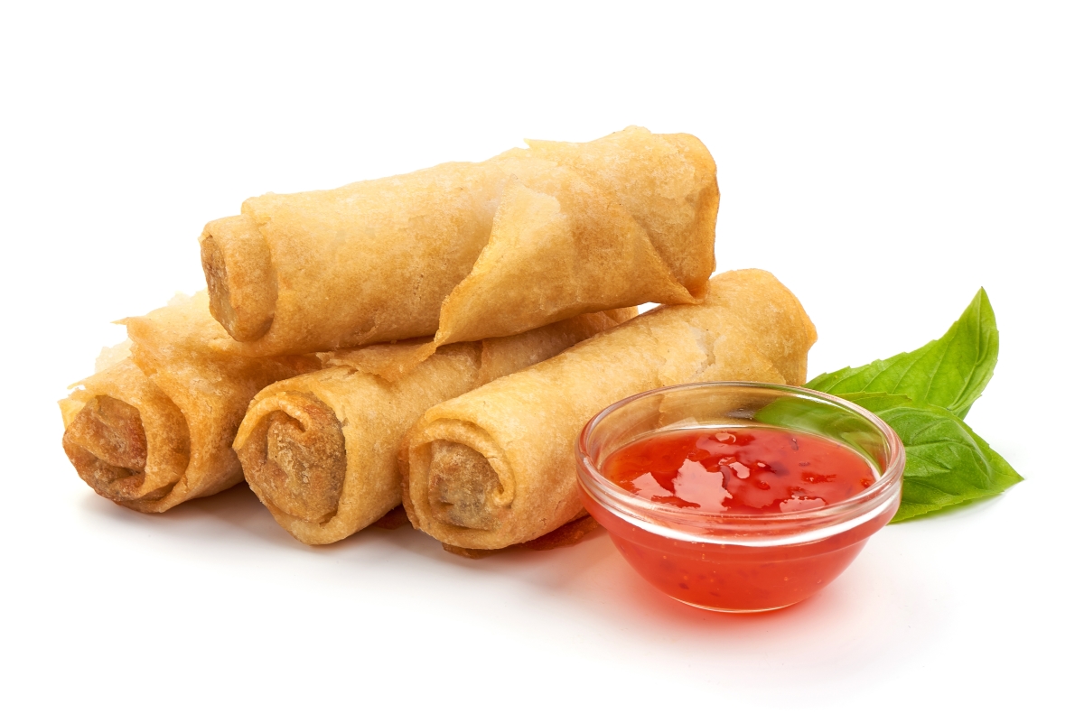 Order Veg Spring Roll food online from Tropical Curry And Grill store, Pflugerville on bringmethat.com