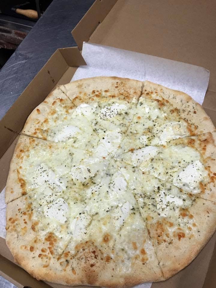 Order White Pizza - Personal 10'' (8 Slices) food online from Alfredo Brick Oven Pizza store, Hazle Township on bringmethat.com