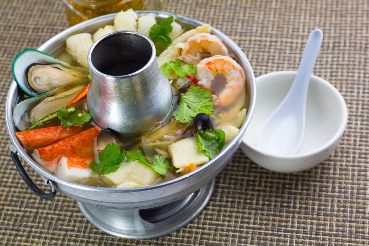 Order Pok Tak Soup food online from The Connection Thai Sushi store, Henderson on bringmethat.com