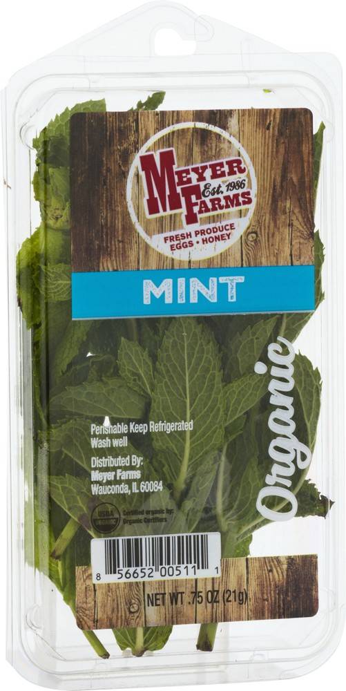 Order Meyer Farms · Organic Mint (0.8 oz) food online from Jewel-Osco store, Park Ridge on bringmethat.com