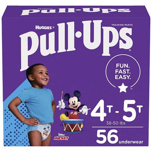 Order Huggies Pull-Ups Boys' Potty Training Pants 4T - 5T - 56.0 ea food online from Walgreens store, Santa Fe on bringmethat.com