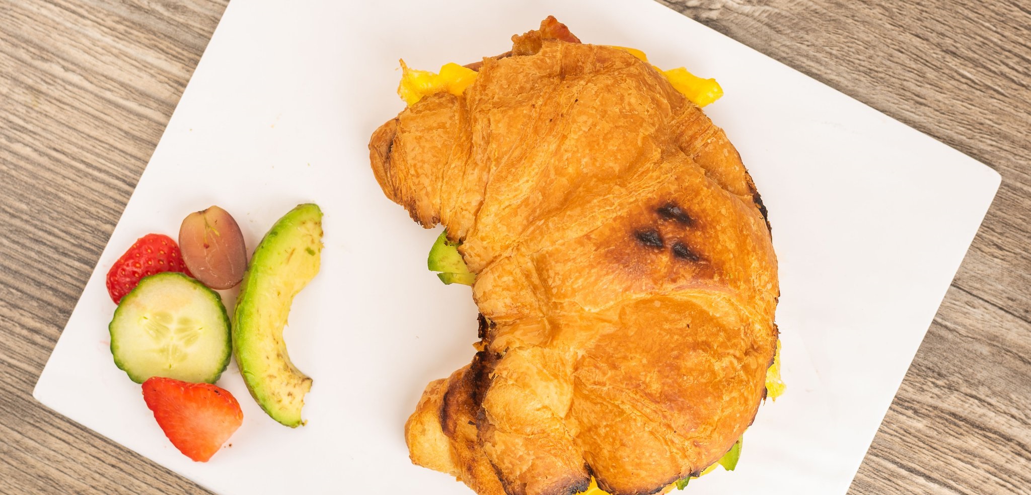 Order Avocado Bacon, Egg and Cheese Croissant food online from Avocado Theory store, Tinley Park on bringmethat.com