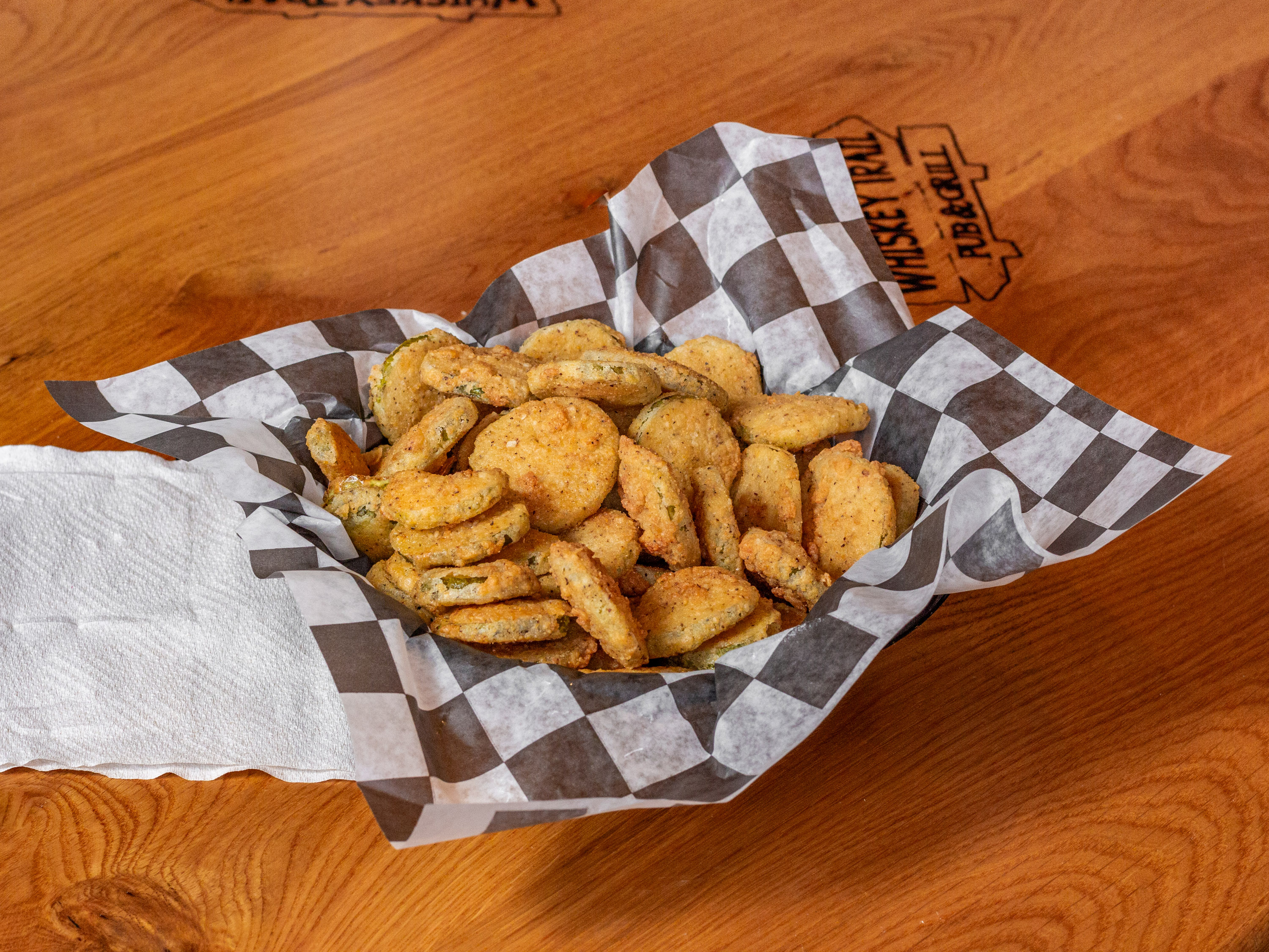 Order Fried Pickles food online from Whiskey Trail Midtown store, Wilmington on bringmethat.com
