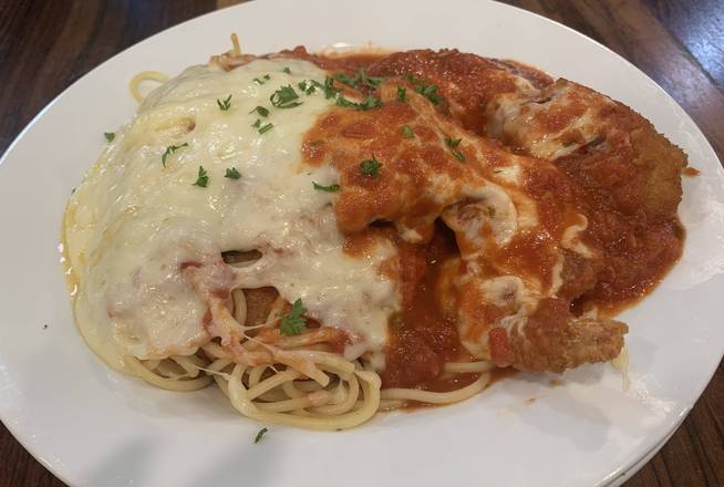 Order Chicken Parmigiana food online from Silver Spoon Diner store, New York on bringmethat.com