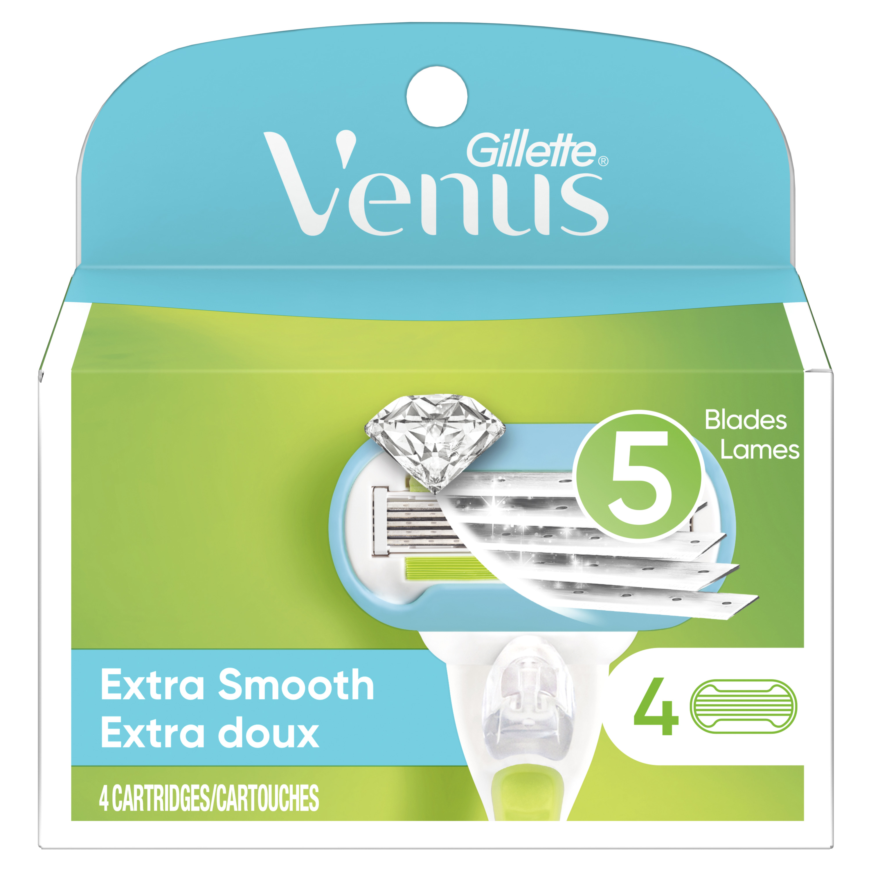 Order Gillette Venus Extra Smooth Women's Razor Blade Refills - 4 ct food online from Rite Aid store, MILLER PLACE on bringmethat.com