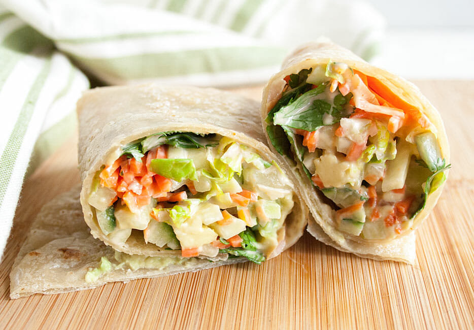 Order Veggie Wrap food online from Bun Cafe store, Greenbelt on bringmethat.com