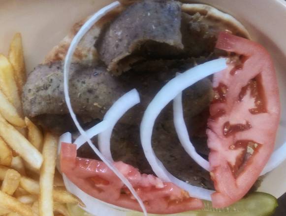 Order Gyro Sandwich food online from Potesta's Pizza Pasta store, Zion on bringmethat.com