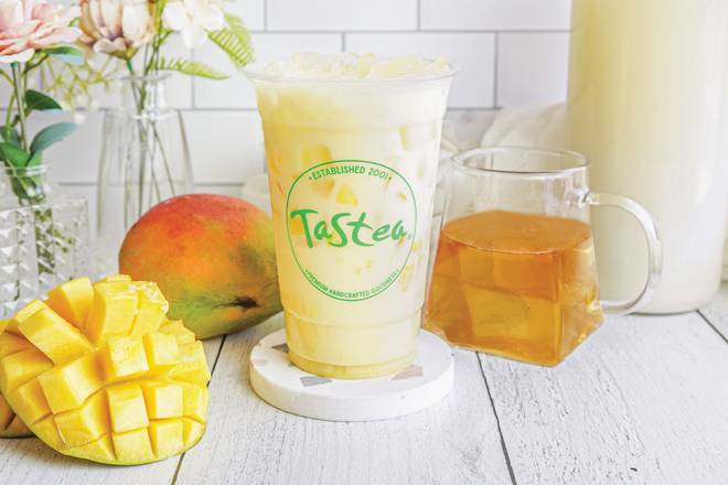 Order Mango Milk Tea food online from Tastea store, Artesia on bringmethat.com