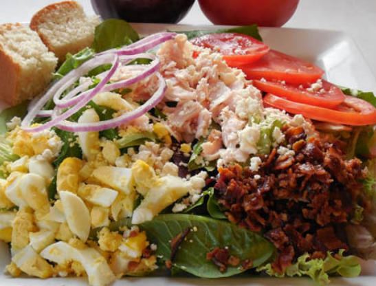 Order Spring Mix Cobb Salad food online from Sax Deli & Grill store, Hendersonville on bringmethat.com