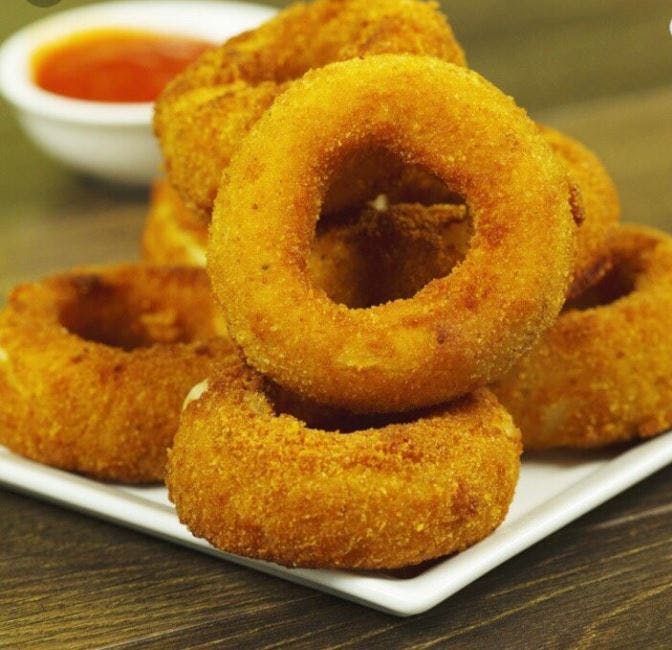 Order Onion Rings - 8 Pieces food online from New York Pizza & Pasta store, Pleasanton on bringmethat.com