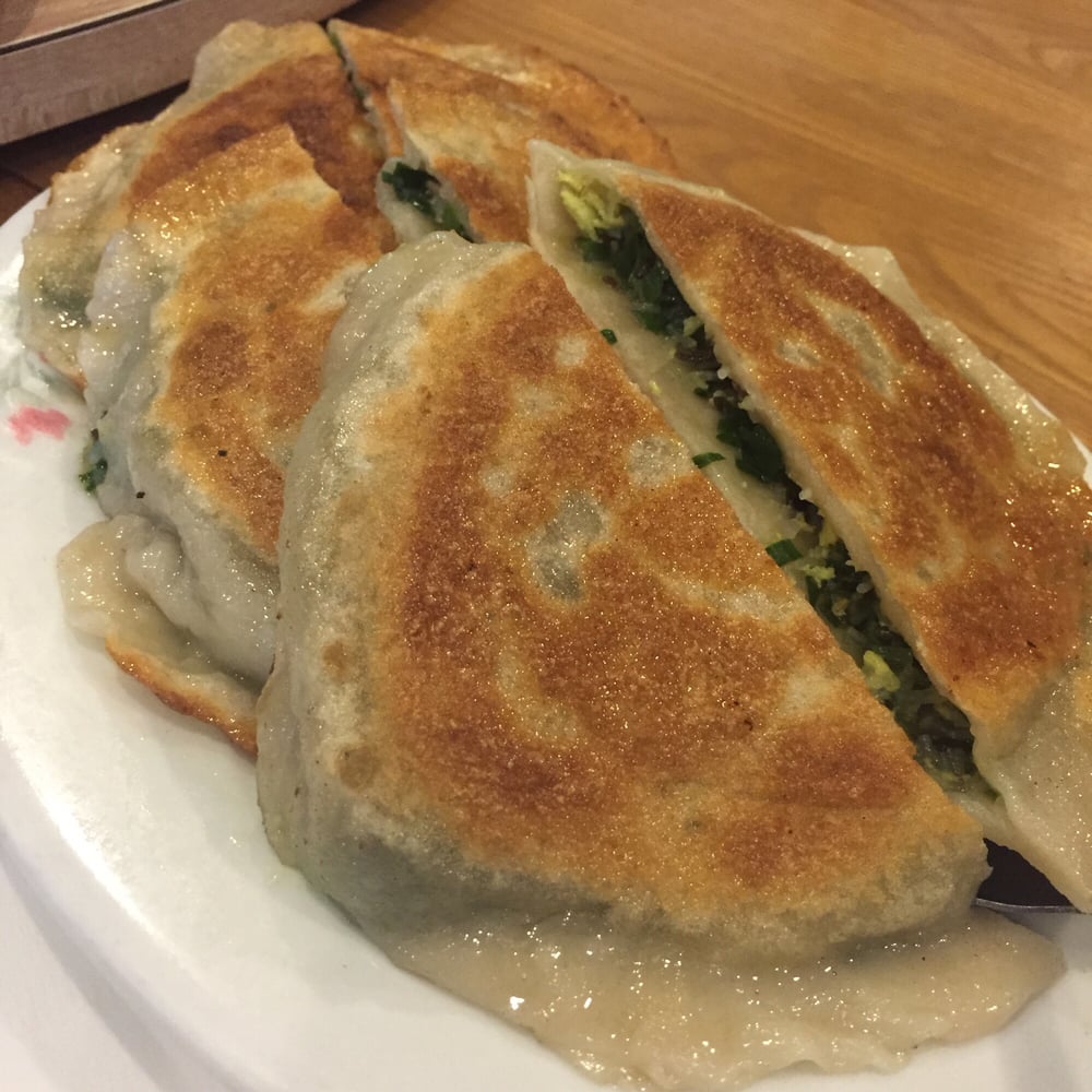 Order House Special Pancake Stuffed with Leeks food online from Shandong Restaurant store, Oakland on bringmethat.com