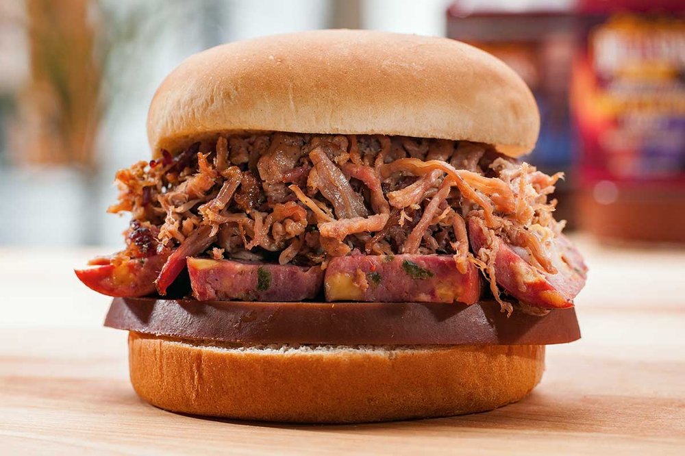 Order The Heisman Sandwich food online from Billy Sims Barbecue store, Edmond on bringmethat.com