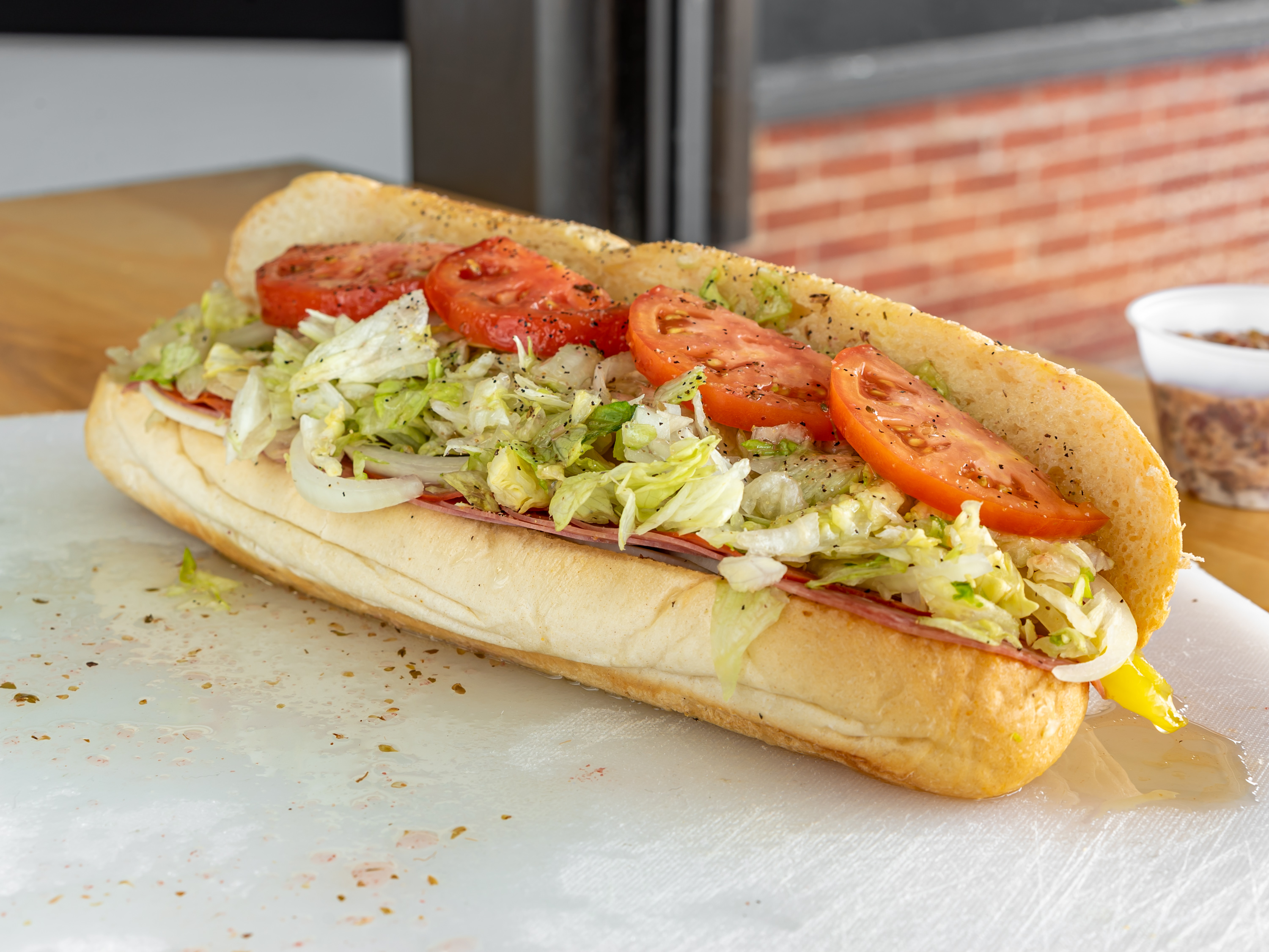 Order Small Italian Pepperoni Sub food online from Scalpers Bar & Grille store, Lyndhurst on bringmethat.com