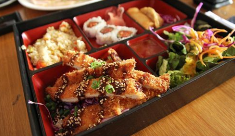 Order Chicken Bento food online from Fujiyama Hibachi & Sushi store, McAllen on bringmethat.com