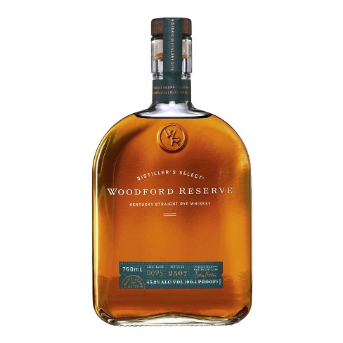 Order Woodford Reserve Kentucky Straight Rye Whiskey 750 ml. food online from Mirage Wine & Liquor store, Palm Springs on bringmethat.com
