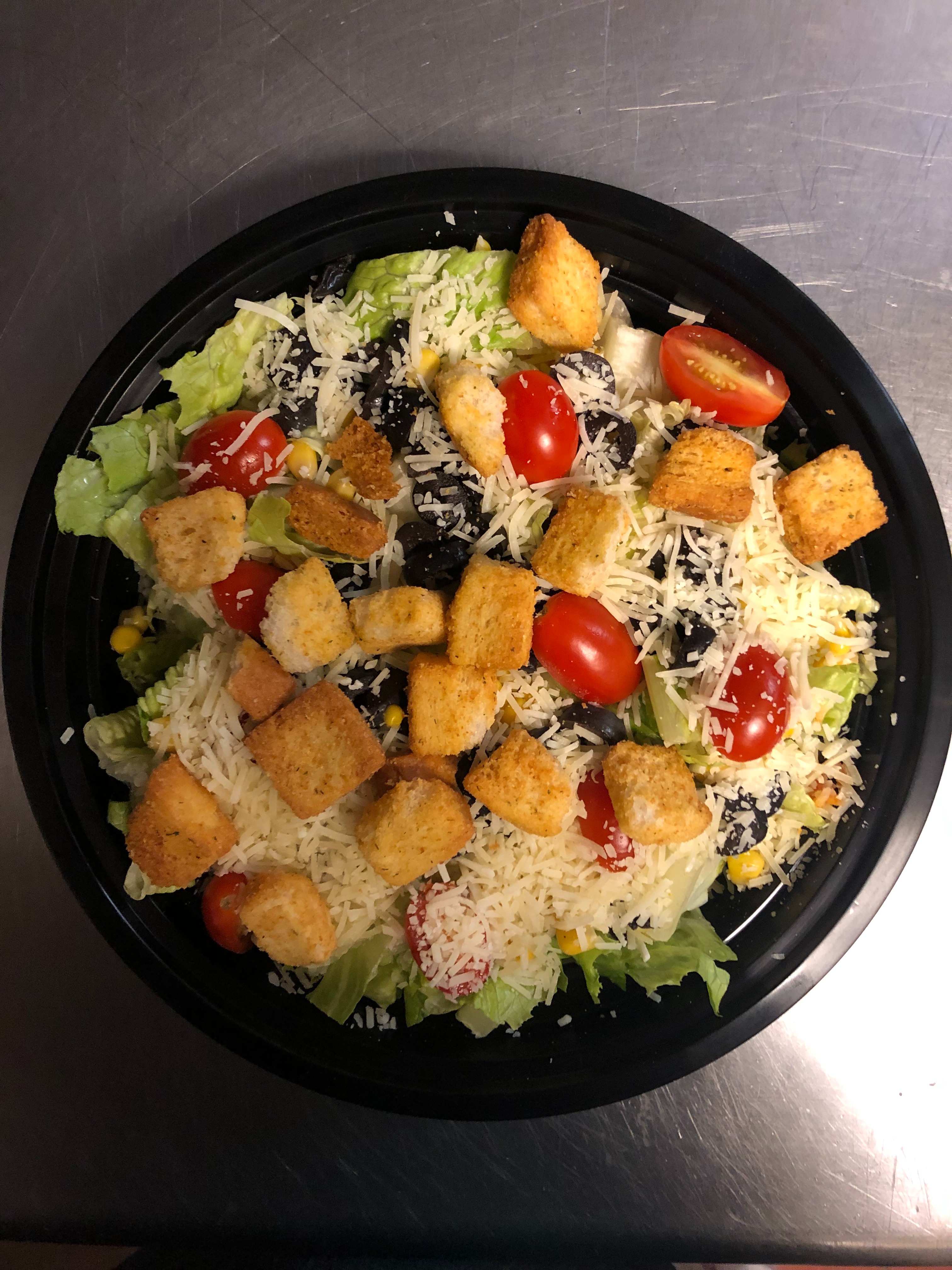Order Southwest Caesar Salad (Small) food online from Garlex Pizza - Blackhawk store, Danville on bringmethat.com