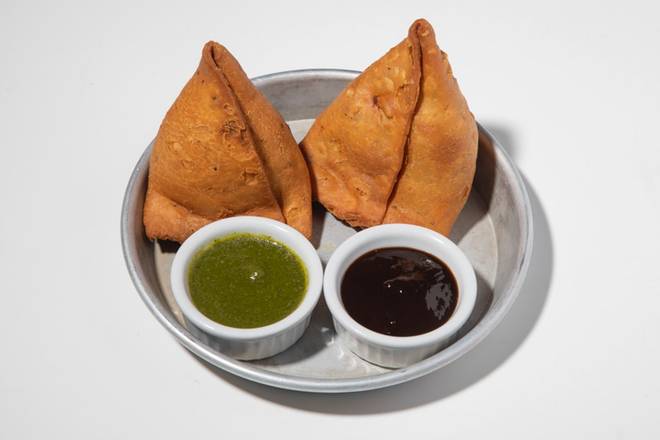 Order Samosas (2) food online from Curry Up Now store, Decatur on bringmethat.com