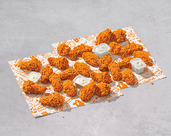 Order NEW 24Pc Ghost Pepper Wings food online from Popeyes Chicken and Biscuits store, Vineland on bringmethat.com