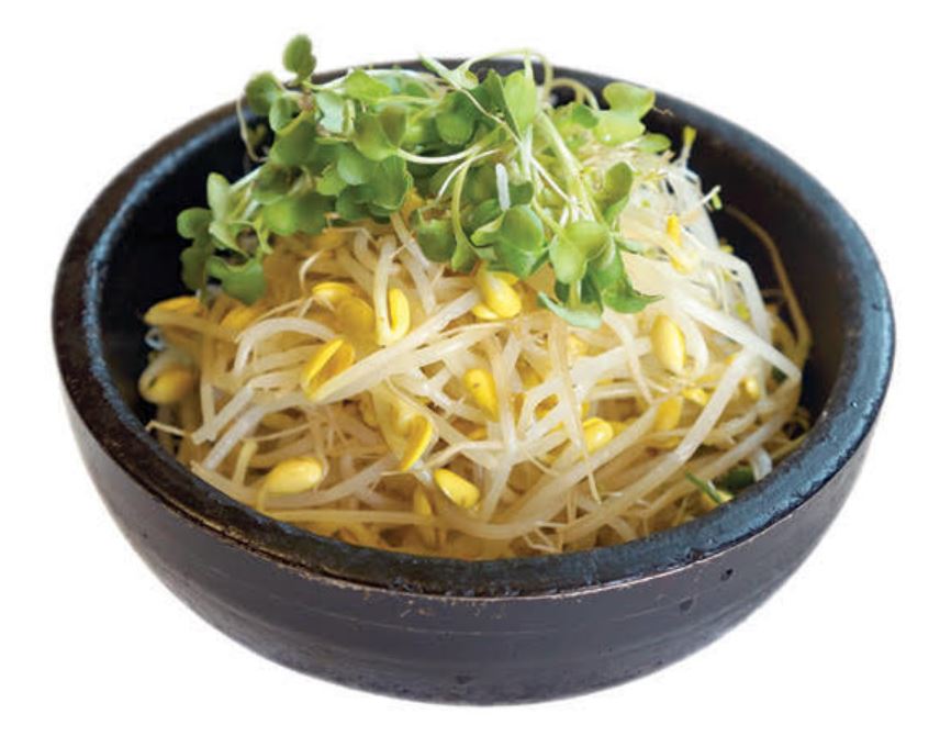 Order Bean Sprout Bi Bim Bap 콩나물 비빔밥 food online from Pyeong Chang Tofu store, Berkeley on bringmethat.com