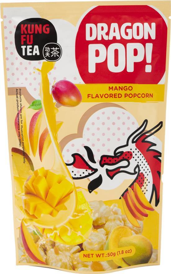 Order KFT Dragon Pop (Single)-Mango food online from Kung Fu Tea store, Norfolk on bringmethat.com