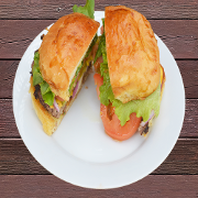 Order Down Home Burger food online from Y'all's Down-Home Southern Cafe store, Round Rock on bringmethat.com
