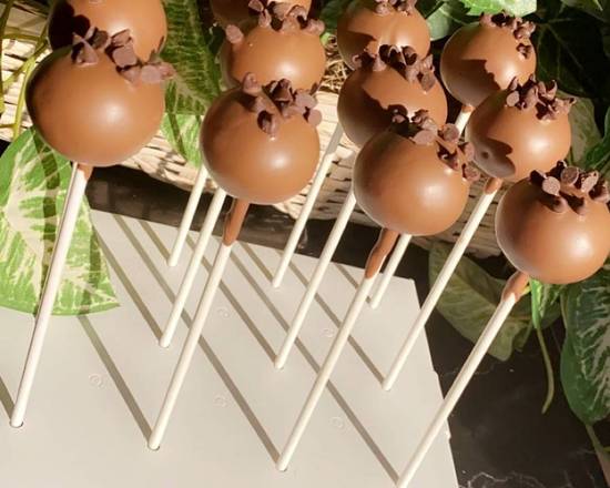 Order Chocolate Cake Pop (1 dz) food online from Glitz Amor store, New Orleans on bringmethat.com