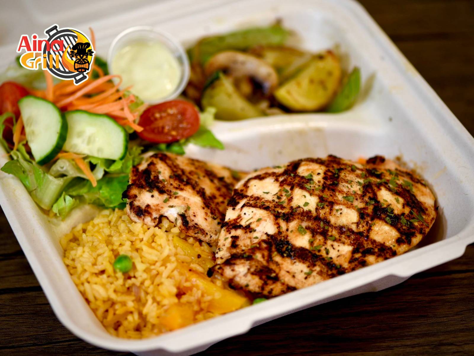 Order Citrus Herb Marinated Chicken Breast food online from Aina Grill store, Waipahu on bringmethat.com