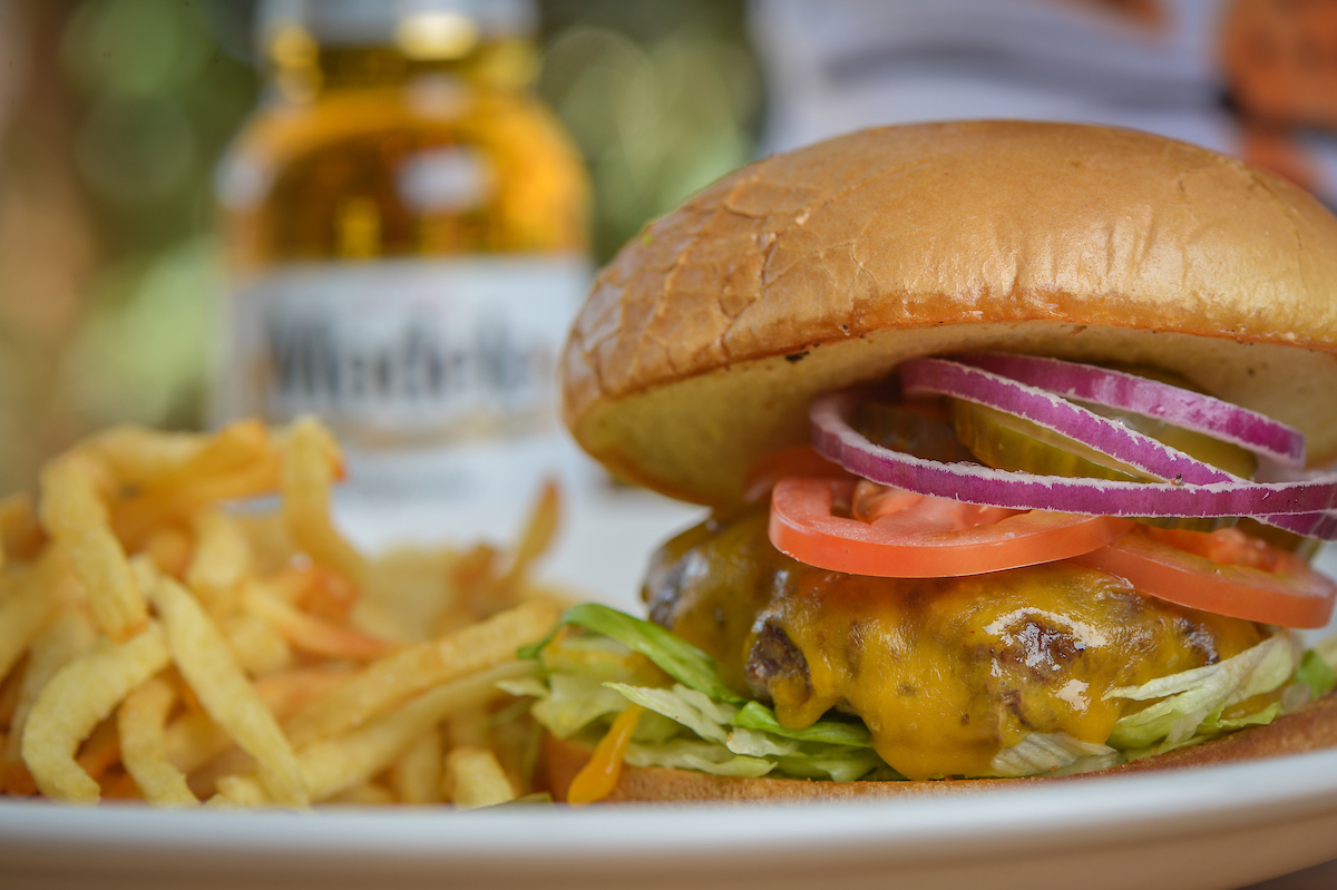 Order Cheeseburger food online from The Blind Tiger store, Tucson on bringmethat.com
