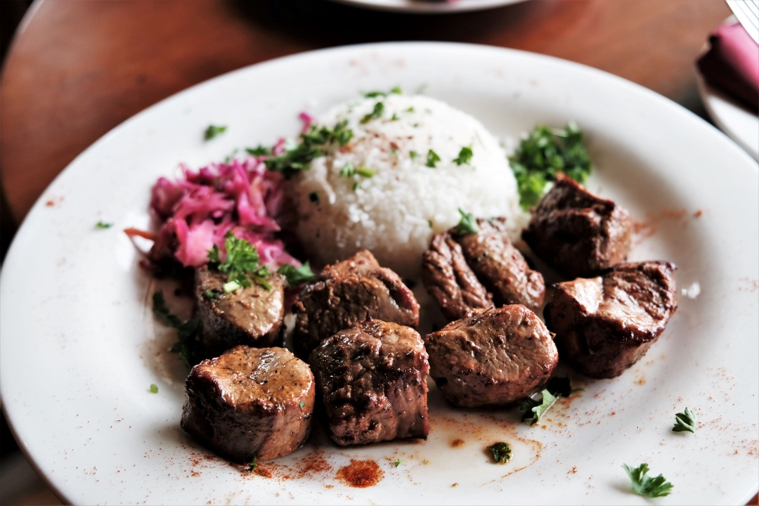 Order Lamb Shish Kebab food online from Anatolia Cafe store, Cleveland Heights on bringmethat.com