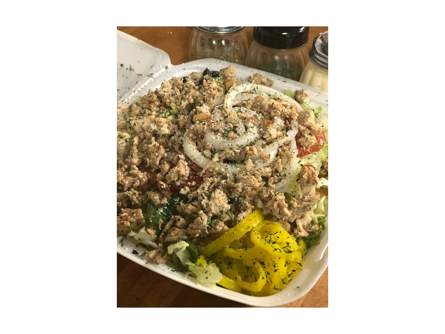 Order Grilled Chicken Salad food online from The Pizza Cutters store, Syracuse on bringmethat.com