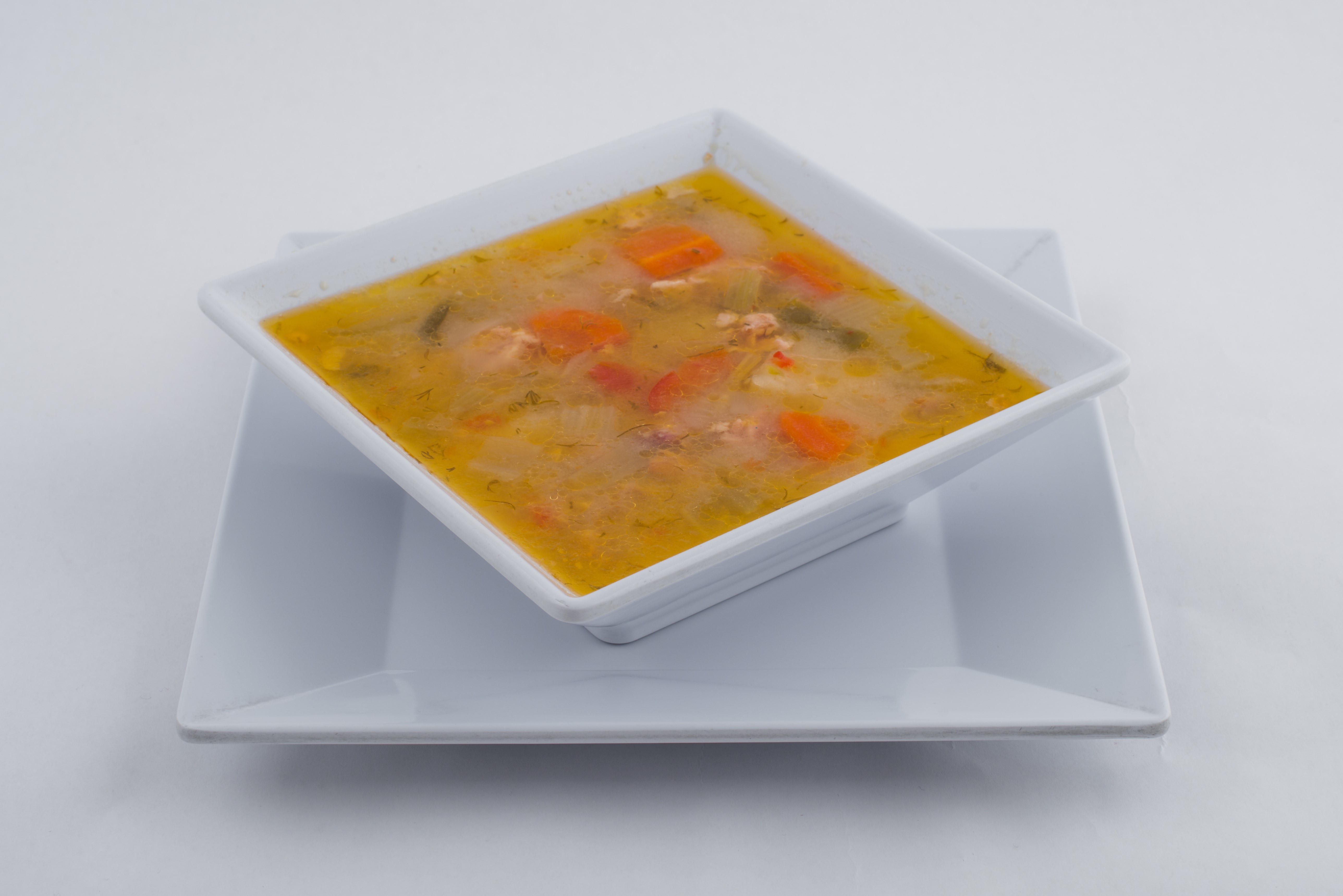 Order Chicken Vegetable Soup food online from Mangal Kabob  store, Sunnyside on bringmethat.com