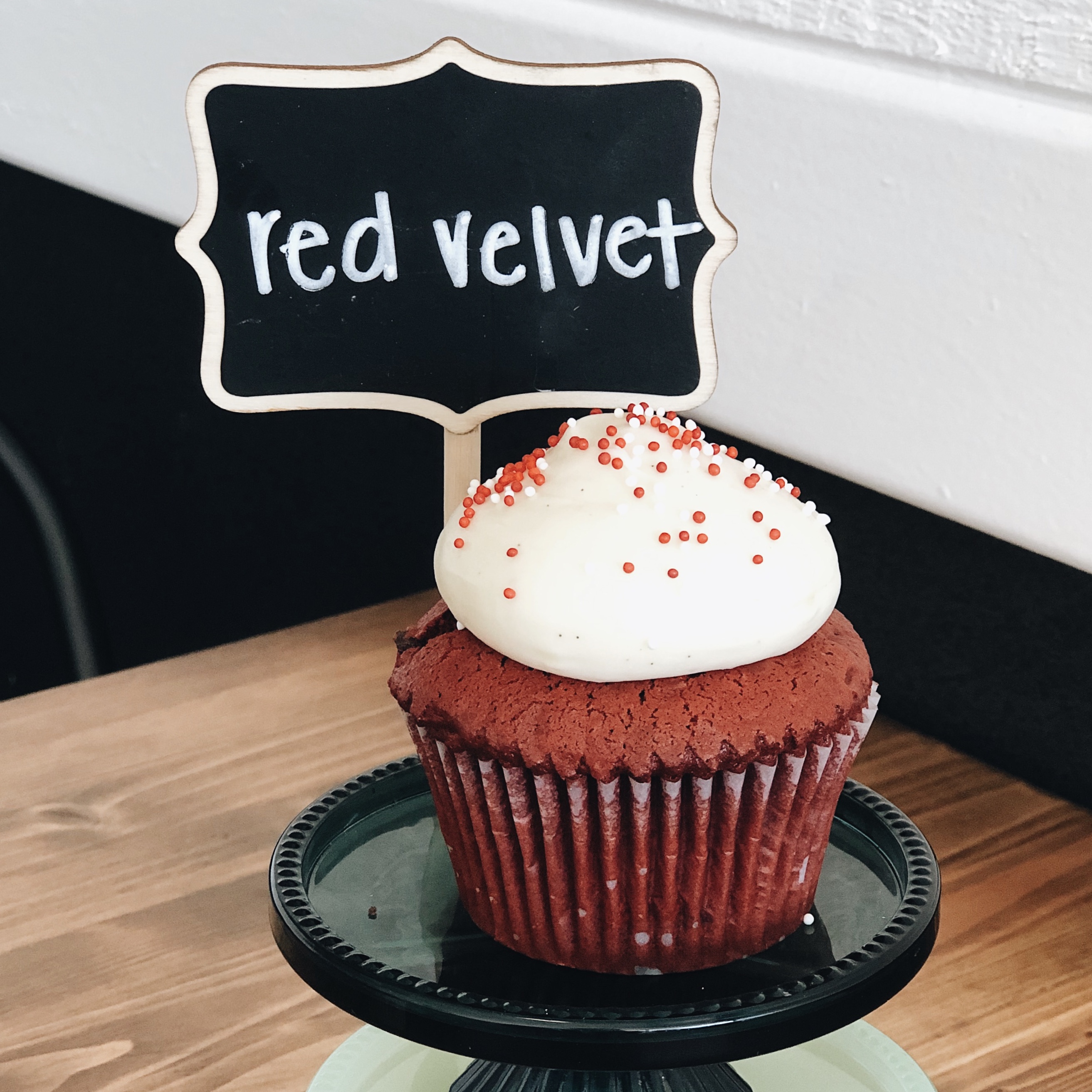 Order Red Velvet Cupcake food online from Camarillo Cupcake store, Camarillo on bringmethat.com