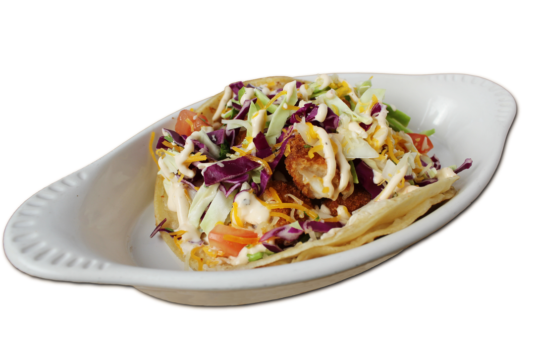 Order .Baja Fish Taco. food online from La Fogata Mexican Restaurant store, Los Angeles on bringmethat.com