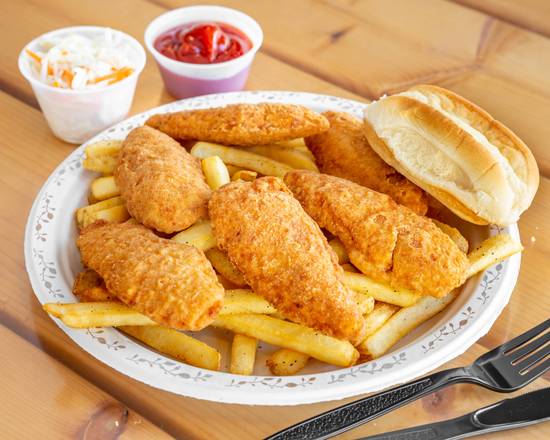 Order Chicken Tenders (6 pcs) Dinner food online from The Beach Plum store, Portsmouth on bringmethat.com
