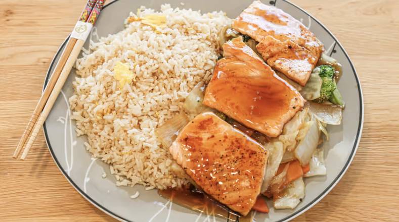 Order Hibachi Salmon food online from Tokyo Express Hibachi And Sushi store, Nicholasville on bringmethat.com