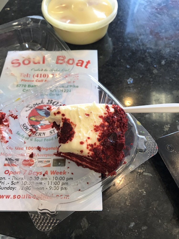 Order Red Velvet Cake food online from Soul Boat store, Laurel on bringmethat.com