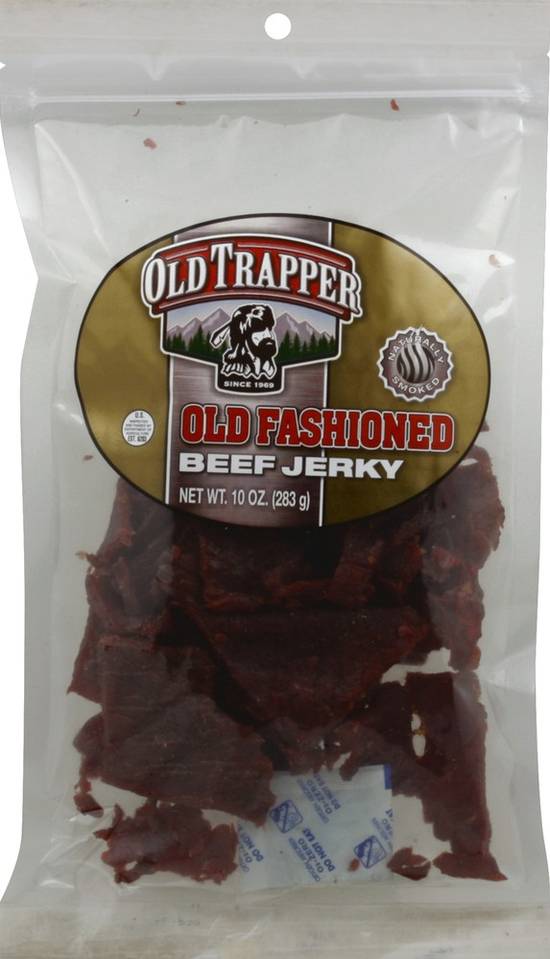 Order Old Trapper · Old Fashioned Beef Jerky (10 oz) food online from Mesa Liquor store, Mesa on bringmethat.com