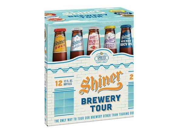 Order Shiner Brewery Tour Variety Pack - 12x 12oz Bottles food online from Kirby Food & Liquor store, Champaign on bringmethat.com