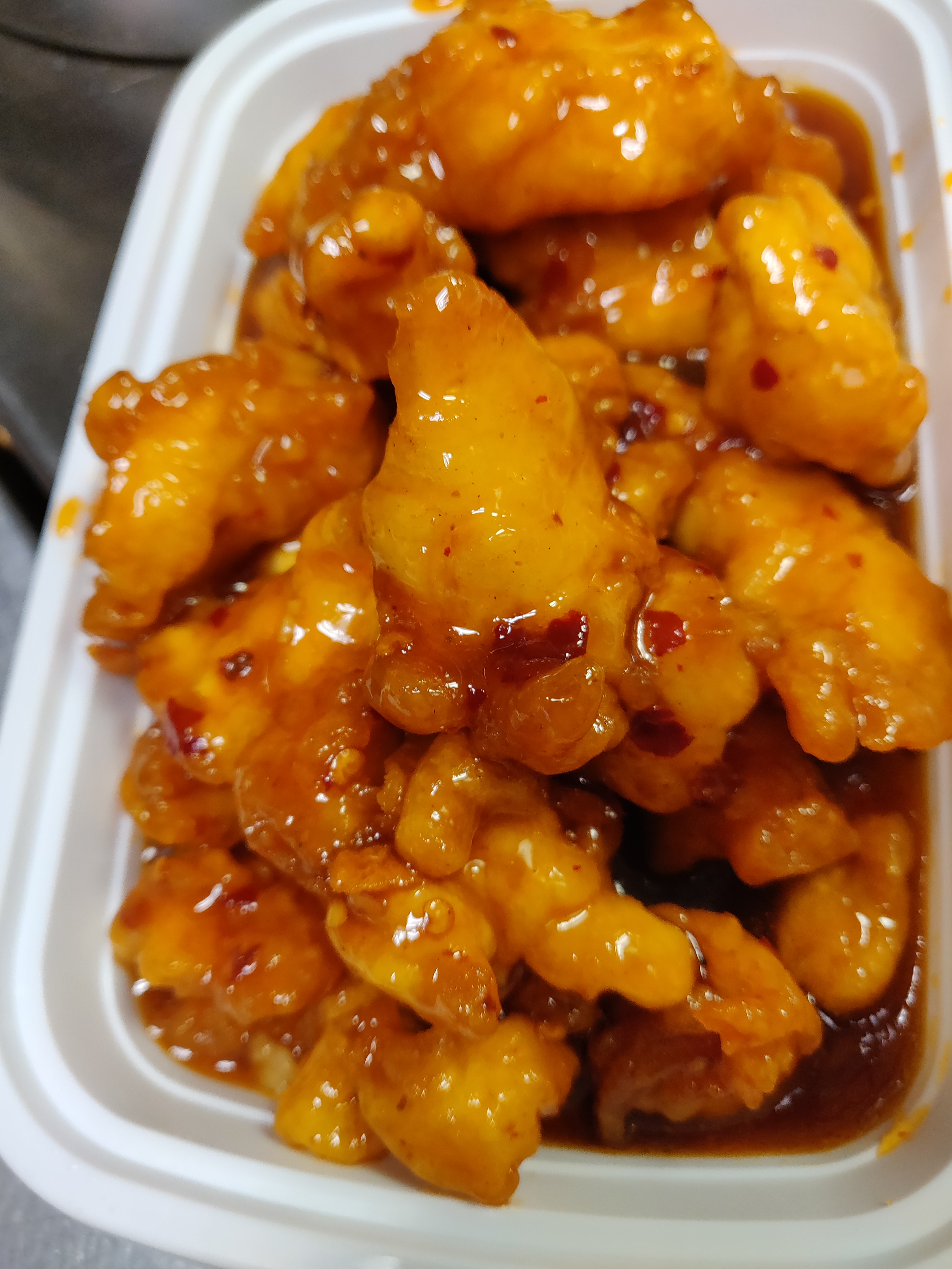 Order 416. Orange Chicken food online from China Express store, Chicago on bringmethat.com